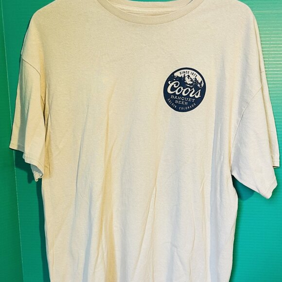 Coors Banquet Beer T-Shirt Men’s XL – Golden Colorado Logo Graphic Tee 100% Cott - Picture 3 of 4